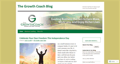 Desktop Screenshot of growthcoachblog.com